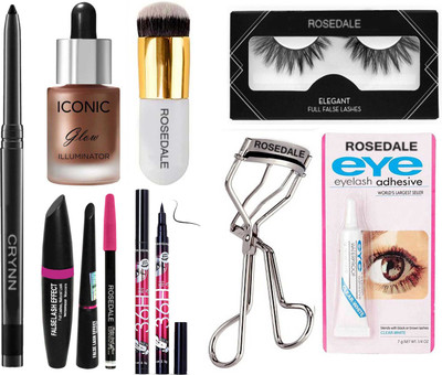 Crynn Smudge Proof Waterproof Kajal & Studio(10 Items in the set)