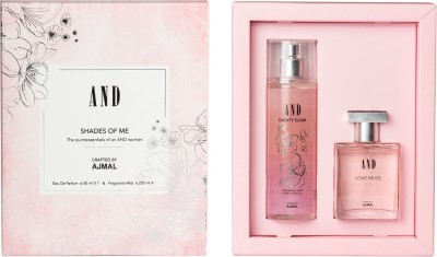 AND Love Muse Eau De Parfum 50ML & Dainty Glam Body Mist 200ML for Women Crafted by Ajmal(2 Items in the set)