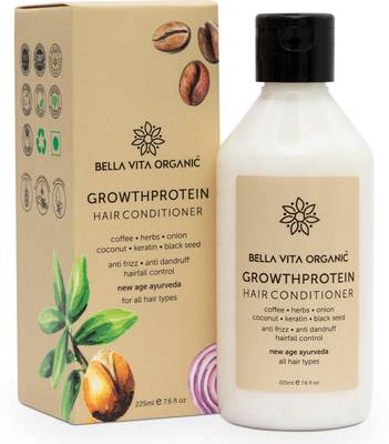 Bella vita organic Growth Protein Hair Fall Control Conditioner For Dry &amp; Frizzy Hair  (225 ml)