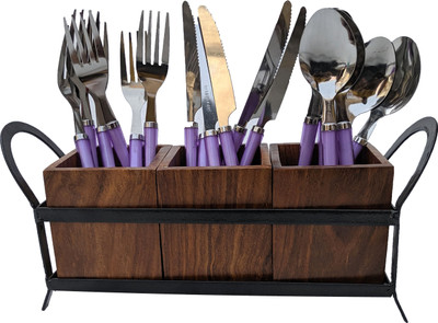SIFU COLLECTION Empty Cutlery Holder Case(BROWN  Holds 60 Pieces)
