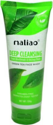 maliao green tea face wash paraben free removes impurities face wash  Face Wash(130 g)