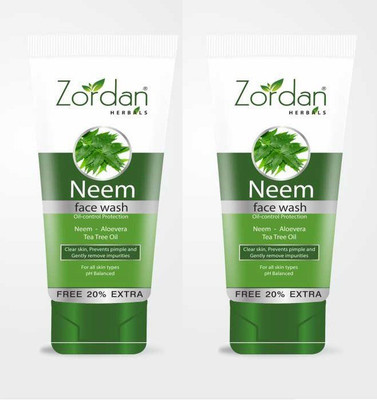 ZORDAN Neem  (Pack of 2) Face Wash(120 ml)