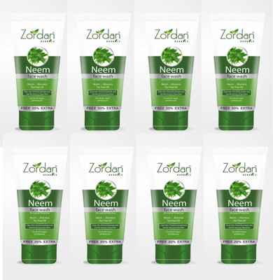 ZORDAN Neem  (Pack of 8) Face Wash(480 ml)