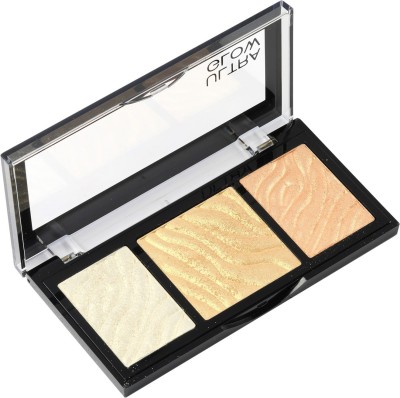 SWISS BEAUTY Ultra Glow Highlight & Bronzer Palette, Face Makeup, Gold ,12 gm(Gold)