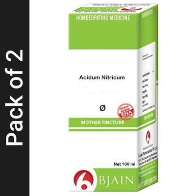 Bjain Acidum Nitricum Q Mother Tincture(2 x 100 ml)