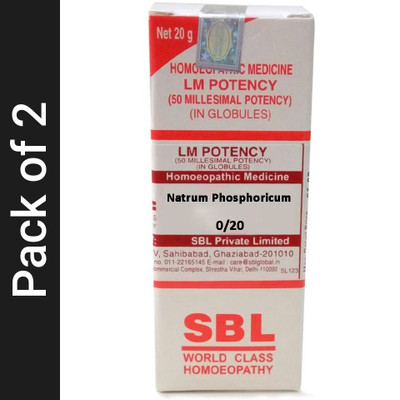 SBL Natrum Phosphoricum 0/20 LM Globules(2 x 20 g)