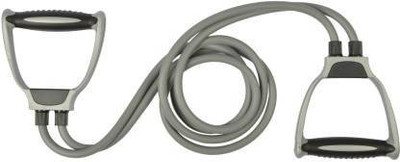ADONYX Double Resistance Toning Tube - Promotes Strength Training and Muscle Building Resistance Tube(Grey)