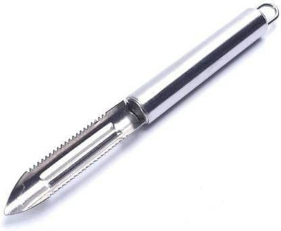 Rengvo Stainless Steel Peeler Vegetable Peeler Ultra Sharp Stainless Steel Peeler Straight Peeler(Silver)