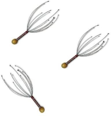 SBTs Head Scalp Massager 3 pack Head Scalp Massager Massager(Silver)