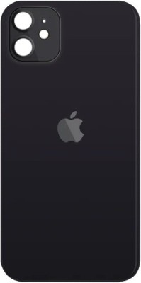 Unique4Ever Apple iPhone 12 Back Panel(Black)