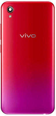 krazeever Vivo Y91i Sunset Red Back Panel(Sunset Red)