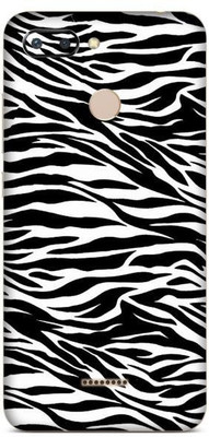 aadia Mi Redmi 6 Mobile Skin(Black, White)