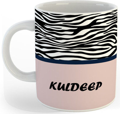 P89M Gift 'KULDEEP' Name Coffe Ceramic Coffee Mug(330 ml)