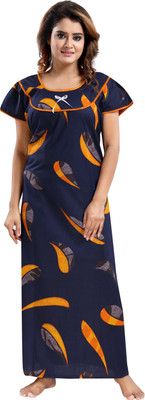 CINCO Women Nighty(Blue)