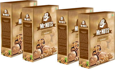 Mr.NUTS DIAMOND EXTRA LIGHT HALVES WALNUT KERNELS (AKHROT GIRI) 1000GM Walnuts(4 x 250 g)