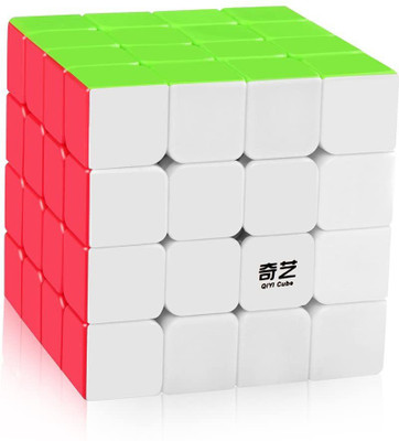 D ETERNAL Qiyi 4x4 Speed Cube Stickerless Qiyuan S 4x4x4 Magic Cube Puzzle Brain Teaser Toys Gifts for Kids Adults Challenge(1 Pieces)