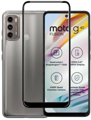 ECMERED Edge To Edge Tempered Glass for MOTOROLA G40 FUSION, MOTO G40 FUSION, MOTOROLA G60, MOTO G60(Pack of 1)