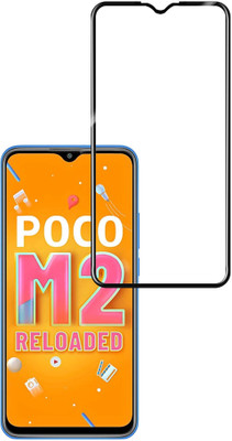HUPSHY Edge To Edge Tempered Glass for POCO M2 Reloaded(Pack of 1)