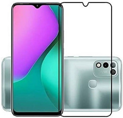 GDBUY Edge To Edge Tempered Glass for Infinix Hot 10 Play(Pack of 1)