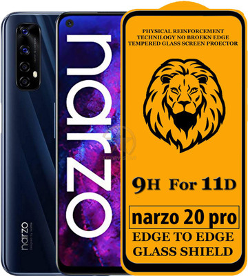 SEVEN7STAR Edge To Edge Tempered Glass for Realme Narzo 20 Pro(Pack of 1)