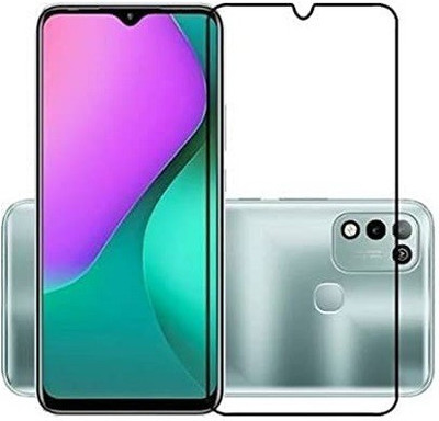 GDBUY Edge To Edge Tempered Glass for Infinix Hot 10 Play(Pack of 1)