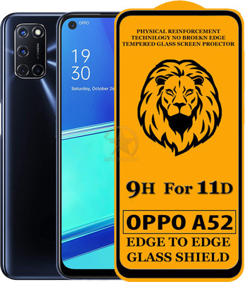 SEVEN7STAR Edge To Edge Tempered Glass for Oppo A52(Pack of 1)