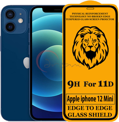Dream Edge To Edge Tempered Glass for Apple iphone 12 Mini(Pack of 1)