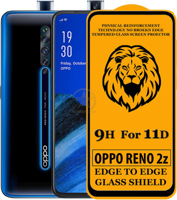 SEVEN7STAR Edge To Edge Tempered Glass for OPPO Reno 2z(Pack of 1)