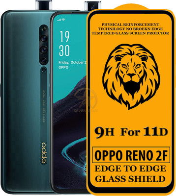 SEVEN7STAR Edge To Edge Tempered Glass for Oppo Reno2 F(Pack of 1)