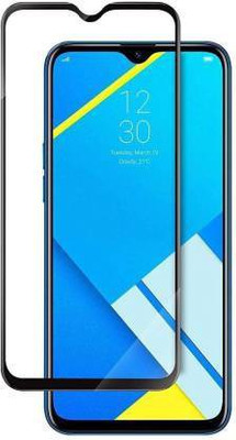 NKL Edge To Edge Tempered Glass for RealmeC2(Pack of 2)