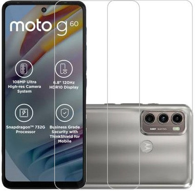 AARERED Edge To Edge Tempered Glass for Motorola G40 fusion, Motorola Moto G60(Pack of 2)