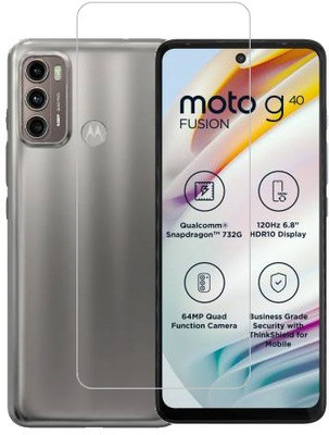 HOBBYTRONICS Tempered Glass Guard for MOTOROLA G60, MOTO G60, MOTO G40 FUSION, MOTOROLA G40 FUSION(Pack of 1)