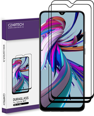 CZARTECH Tempered Glass Guard for Samsung Galaxy F12, M12, M02S, M02(Pack of 2)
