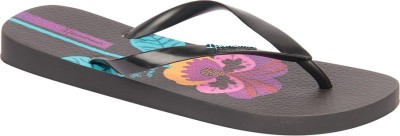 Ipanema Women Slippers(Black, Brown , 3)