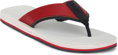 LOUIS PHILIPPE Men Flip Flops(Red, White , 8)