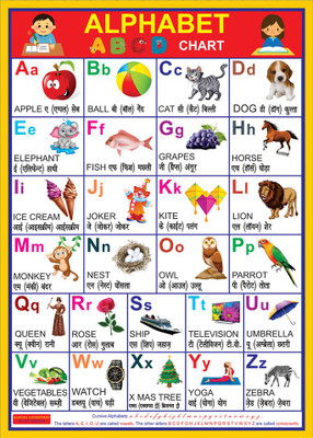 god & god's 70 cm English Alphabet Self Adhesive Sticker(Pack of 1)