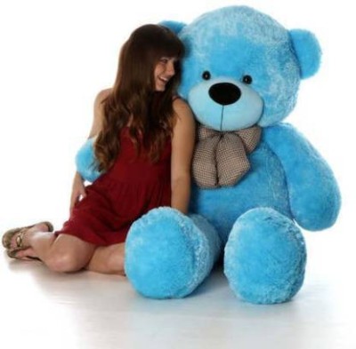 BRITT TEDDYBEAR Feet Very Cute Long Soft Hugable American Style Teddy Bear Best For Gift - 90 cm (sky Blue)  - 90.2 cm(Blue)