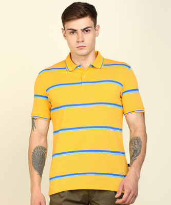 peter-england-striped-men-polo-neck-yellow-t-shirt-1