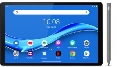 Lenovo Tab M10 FHD Plus (2nd Gen) with Active Pen 4 GB RAM 128 GB ROM 10.3 inches with Wi-Fi Only Tablet (Platinum Grey)