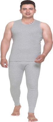 Warm-zone Sleeveless Thermal Men Top - Pyjama Set Thermal