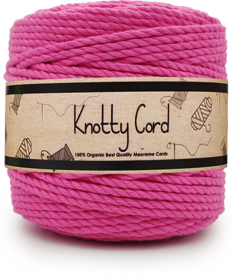 KnottyCord Normal Pink Thread(100 m Pack of1)