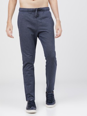 HIGHLANDER Solid Men Blue Track Pants