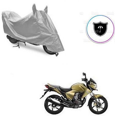 Atulit enterprises Two Wheeler Cover for Honda(Dazzler, Silver)