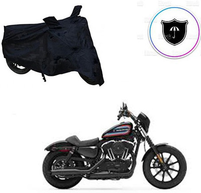 Feel heaven Two Wheeler Cover for Harley Davidson(XL 1200, Black)