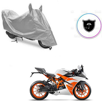 Atulit enterprises Two Wheeler Cover for KTM(Duke 200, Silver)