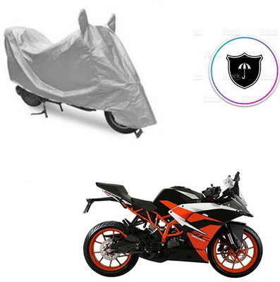 Atulit enterprises Two Wheeler Cover for KTM(RC 200, Silver)