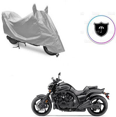 Atulit enterprises Two Wheeler Cover for Yamaha(VMAX, Silver)