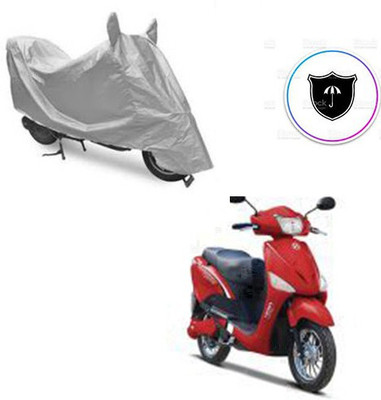 Atulit enterprises Two Wheeler Cover for Hero(E Scoot, Silver)