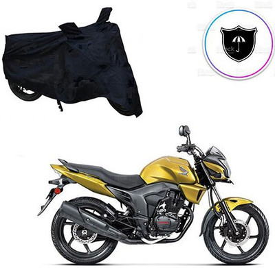 Feel heaven Two Wheeler Cover for Honda(CB Trigger, Black)