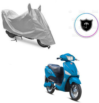 Atulit enterprises Two Wheeler Cover for Hero(Electric Optima, Silver)